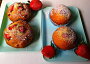 Jahodové muffinky