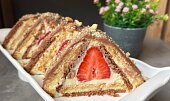 Jahodová BeBe střecha s mascarpone