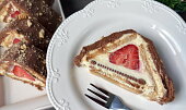 Jahodová BeBe střecha s mascarpone