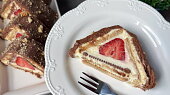 Jahodová BeBe střecha s mascarpone