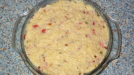 Ovocný rýžový nákyp