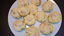 Slané muffiny z vajec a cottage