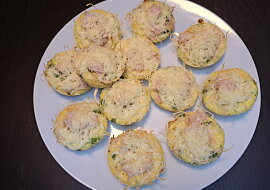 Slané muffiny z vajec a cottage