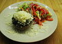 Zapečené Portobello s kukusem