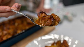 Česnekový bůček na pivě