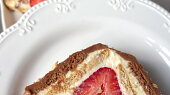 Jahodová BeBe střecha s mascarpone