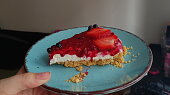 Nepečený cheesecake s ovocem