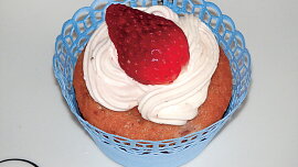 Jahodové muffiny