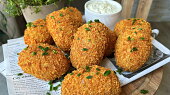 Bramborové krokety plněné sýrem