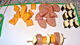 Smažený cuketový špíz