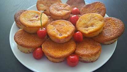 Snadné třešňové muffiny