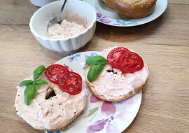 Šunková pěna z mozzarelly