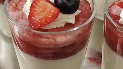 Panna cotta s jahodami, Moc dobré 😊