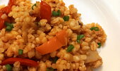 Bulgur s paprikami a ljutenicí