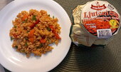 Bulgur s paprikami a ljutenicí