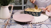 Crumble s ovocem