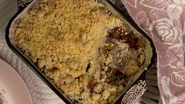 Crumble s ovocem