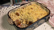Crumble s ovocem
