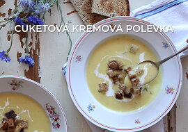 Cuketová krémová polévka