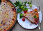Clafoutis s angreštem a malinami