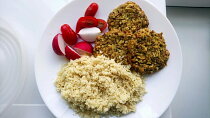 Cuketové karbanátky s tofu