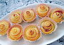 Listové muffiny s mascarpone a slaninou