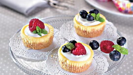 Minicheesecake s ovocem