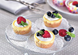 Minicheesecake s ovocem