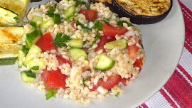 Kuskusový salát - tabbouleh