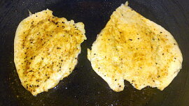 Kuřecí steak s hermelínem a mandarinkami