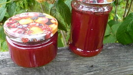 Malinovo-jablečná marmeláda