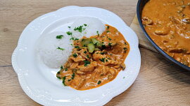 Rychlý kuřecí Stroganoff