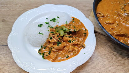 Rychlý kuřecí Stroganoff