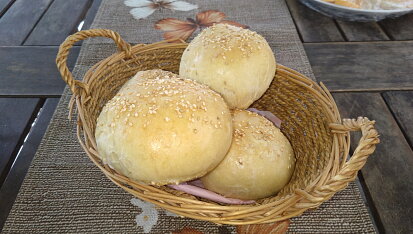 Houska na hamburger