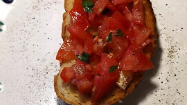 Klasická bruschetta