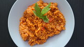 Rajčatové risotto ze cherry rajčat