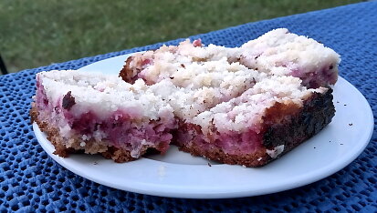 Rybízový hrnečkový koláč s drobenkou, Je to skvělý recept na koláč