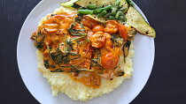 Treska s krémovou omáčkou