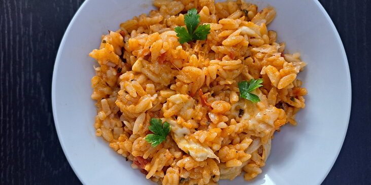 Kuřecí orzo