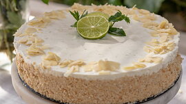 Limetkový cheesecake
