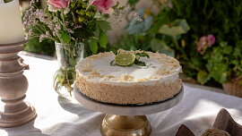 Limetkový cheesecake