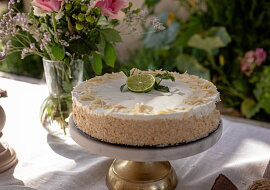 Limetkový cheesecake