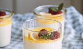Panna cotta z podmáslí s citronovým krémem podle Míši Landové