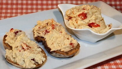 Rychlá cizrnová pomazánka s tofu