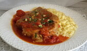 Telecí ossobuco na víně se žampiony