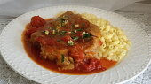 Telecí ossobuco na víně se žampiony
