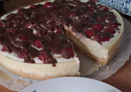 Cheesecake (S malinami a čokoládou)