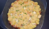 Gnocchi aneb noky se špenátem a slaninkou