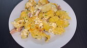 Gnocchi aneb noky se špenátem a slaninkou