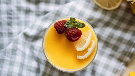 Panna cotta z podmáslí s citronovým krémem podle Míši Landové
